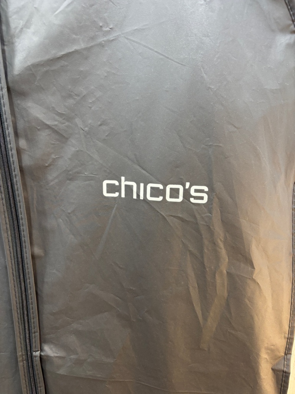 Chico's Black Zippered Garment Bag | Storing |Transporting Organization Safe - Picture 2 of 4